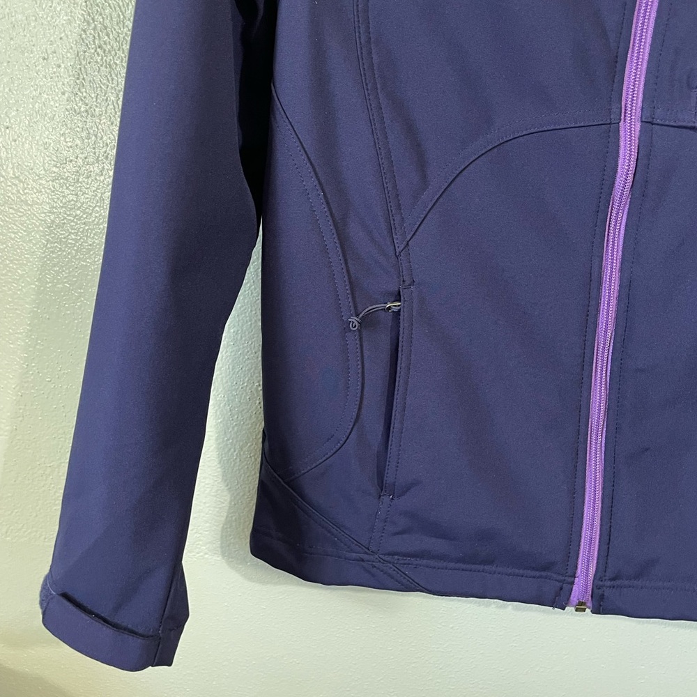 Double Diamond Softshell Jacket Purple Zip Front … - image 4